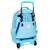 Sac à dos à roulettes snoopy love - trolley 45 cm Multicolore 2 - vertbaudet enfant 