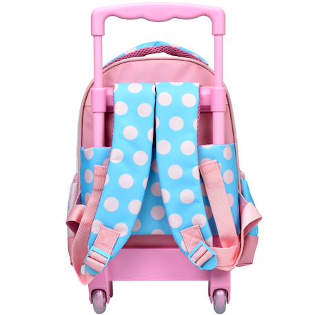 Sac à dos à roulettes enfant fille - imprimé minnie - disney vintage love Multicolore 3 - vertbaudet enfant 