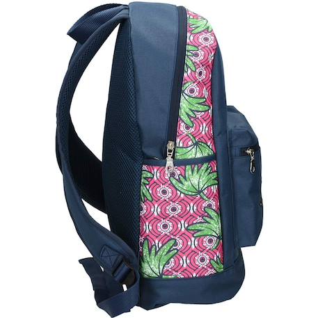 Sac à dos imprimé smiley world 42 cm Rose/bleu/vert 3 - vertbaudet enfant 