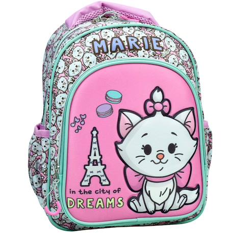 Sac à dos maternelle polyester imprimé marie disney Blanc / violet / clair / bleu 1 - vertbaudet enfant 