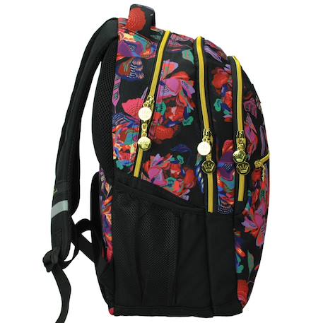 Sac à dos hallmark floral 43 cm à 2 compartiments zippés - hallmark Bleu / gris / anthracite / bleu 2 - vertbaudet enfant 