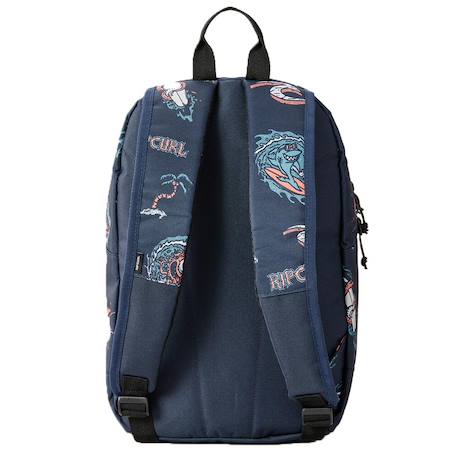 Sac à dos rip curl posse sml textile imprimé surf Bleu / orange 3 - vertbaudet enfant 