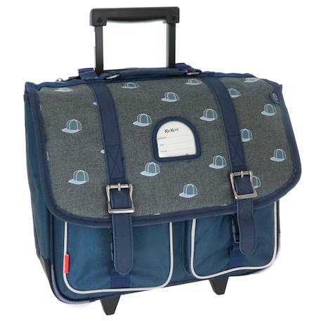 Garçon-Accessoires-Cartable, trousse-Cartable à roulettes kickers casquettes 38 cm