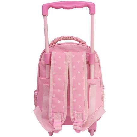 Sac à dos à roulettes fille hello kitty lapin my melody 31 cm - roz pâle hello kitty Rose clair 2 - vertbaudet enfant 