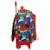 Trolley sac à dos maternelle dino-webs avec poignée télescopique spidey Bleu / rouge / bleu 2 - vertbaudet enfant 