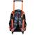 Sac à dos trolley football born to win avec base plastique moulée 45 cm Noir / orange / bleu 2 - vertbaudet enfant 