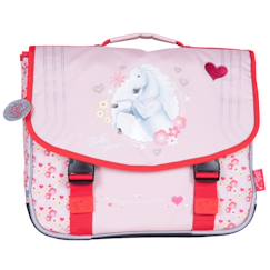 Cartable 38 cm dream and flowers - 2 compartiments à fermeture éclair  - vertbaudet enfant