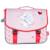 Cartable fille 38 cm dream and flowers - 2 compartiments à fermeture éclair Rose+Rose pastel 1 - vertbaudet enfant 