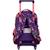 Sac à dos trolley fille 45 cm ballet nba – 3 compartiments zippés Bleu 2 - vertbaudet enfant 