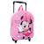 Sac à dos à roulettes minnie mouse 3d maternelle 32 cm Bleu / bleu / marine 1 - vertbaudet enfant 