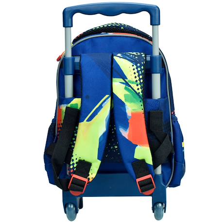 Sac à dos trolley maternelle garçon spider-man marvel 30 cm Bleu / multicolore 3 - vertbaudet enfant 