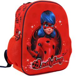 Sac à dos maternelle miraculous ladybug léger et résistant 32 cm  - vertbaudet enfant