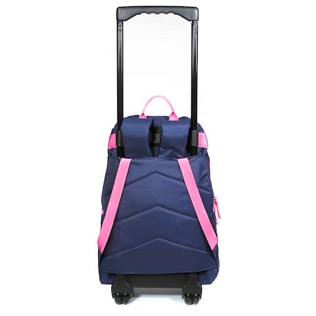 Sac à dos à roulettes lililou le chat ciel 45 cm trolley haut de gamme - cartable Multicolore 3 - vertbaudet enfant 