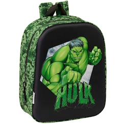 Sac à dos maternelle 3d semi-rigide hulk avengers  - vertbaudet enfant