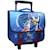 Cartable trolley garçon sonic supreme power avec 2 compartiments 38 cm Bleu / noir 1 - vertbaudet enfant 