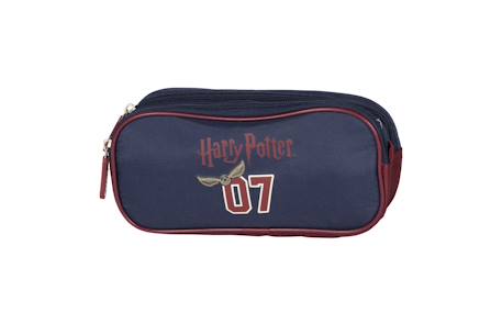 Harry potter - trousse scolaire enfant - bleu/bordeaux - 2 compartiments Bleu 2 - vertbaudet enfant 