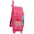 Sac à dos à roulettes maternelle - princesse fairies - fille Rose 3 - vertbaudet enfant 