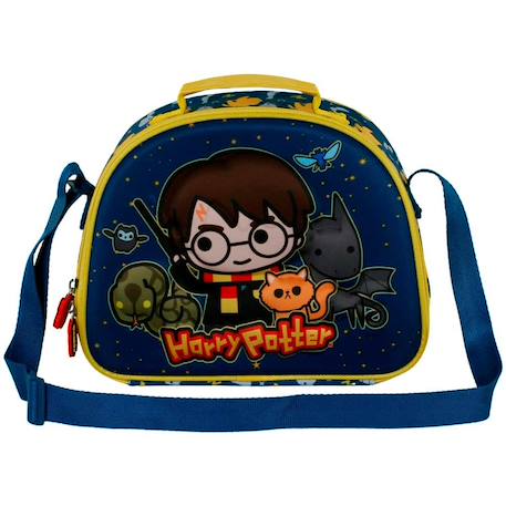 Sac gouter harry potter beasty 3d 25 cm - sac déjeuner Multicolore 3 - vertbaudet enfant 