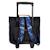 Cartable trolley 2 compartiments nerf playground 38 cm Bleu / orange / gris 3 - vertbaudet enfant 