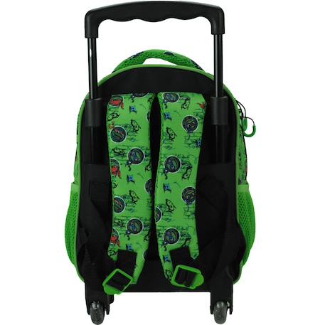 Sac à roulettes maternelle tortues ninja activated 30 cm Vert 2 - vertbaudet enfant 