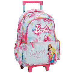 Sac à dos à roulettes - licence barbie - haut de gamme  - vertbaudet enfant
