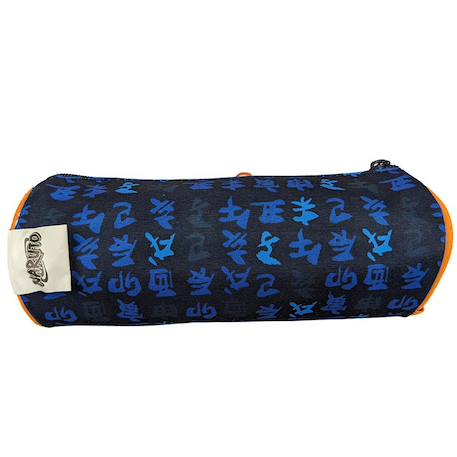 Trousse ronde naruto letters en toile Bleu marine 3 - vertbaudet enfant 