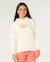 Sweat à capuche tropical dawn fille Bone 1 - vertbaudet enfant 