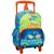 Sac à dos trolley maternelle imprimé singes fisher price Bleu / orange / bleu 1 - vertbaudet enfant 