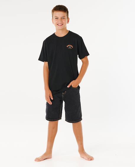 T-shirt à manches courtes shred til enfant Black+Sunlight 6 - vertbaudet enfant 