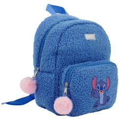 Sac à dos peluche stitch en teddy fleece  - vertbaudet enfant