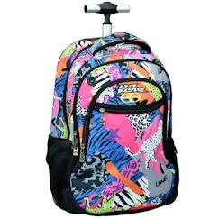 Sac à dos à roulettes - motif savane  - vertbaudet enfant