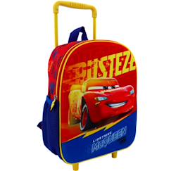 Sac à dos à roulettes cars flash mcqueen rusteze 30 cm maternelle - haut de gamme  - vertbaudet enfant