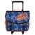Cartable trolley garçon 2 compartiments nerf playground 38 cm Bleu / orange / gris 2 - vertbaudet enfant 