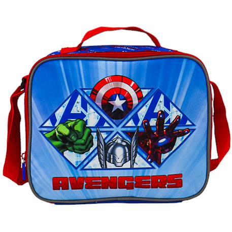 Sac goûter avengers 26 cm sac déjeuner isotherme Multicolore 2 - vertbaudet enfant 