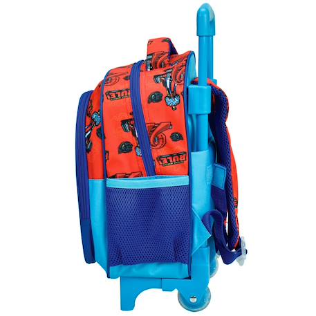 Sac garçon trolley maternelle rescue wheels pat patrouille 30 cm Bleu / rouge 4 - vertbaudet enfant 