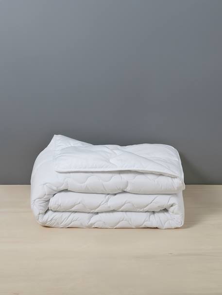 Couette microfibre tempérée effet gonflant blanc 2 - vertbaudet enfant 