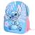 Sac à dos maternelle stitch hawai en tissu synthétique imperméable 32 cm Bleu / rose 1 - vertbaudet enfant 