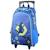 Sac à dos trolley garçon ligue 1 bagtrotter 45 cm polyester 2 compartiments zippés Bleu 1 - vertbaudet enfant 