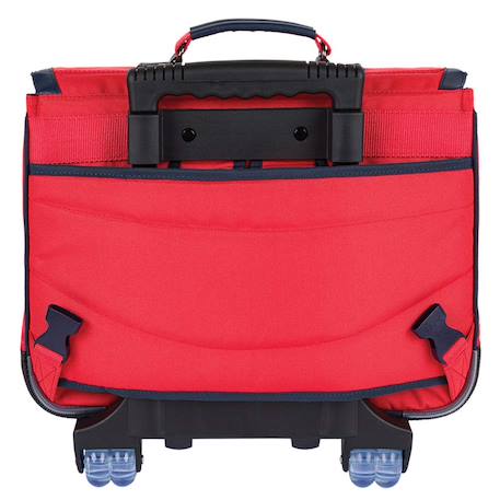 Cartable à roulettes 38 cm les fantaisies mae Rouge 4 - vertbaudet enfant 