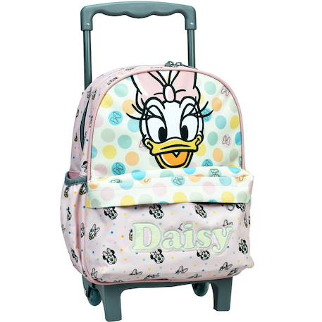 Fille-Accessoires-Cartable, trousse-Sac à dos à roulettes maternelle - minnie daisy friends - pratique