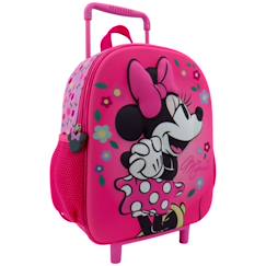 -Sac à dos trolley fille minnie avec motif 3d et panneau moulé