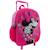 Sac à dos trolley fille minnie avec motif 3d et panneau moulé Rose 1 - vertbaudet enfant 
