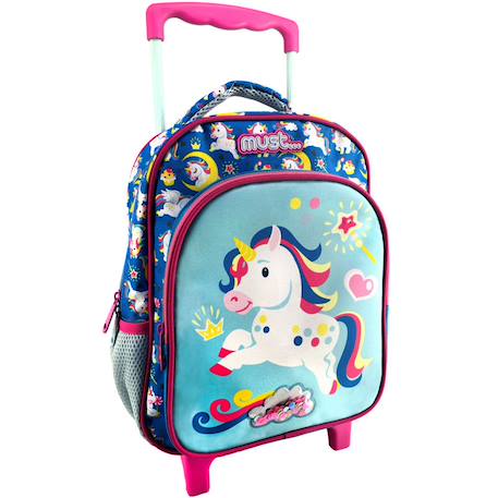 Sac à dos à roulettes fille licorne - design ergonomique - must Multicolore 1 - vertbaudet enfant 