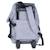 Sac à dos à roulettes camps 43 cm avec compartiment ordinateur Gris / noir / noir 2 - vertbaudet enfant 