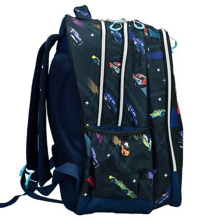 Sac à dos cars lightning flash mcqueen 43 cm Noir / rouge / jaune 3 - vertbaudet enfant 