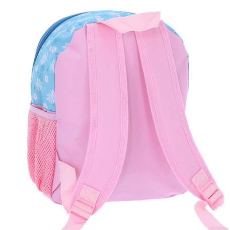Sac à dos maternelle fille stitch hawai en tissu synthétique imperméable 32 cm Bleu / rose 4 - vertbaudet enfant 