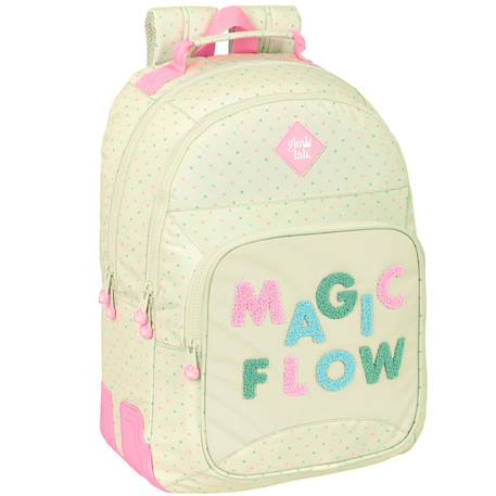Sac à dos double compartiment glowlab magic flow 32x15x42 cm Multicolore 1 - vertbaudet enfant 