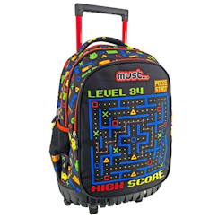 Sac à dos à roulettes gaming level 34 must 45 cm trolley  - vertbaudet enfant