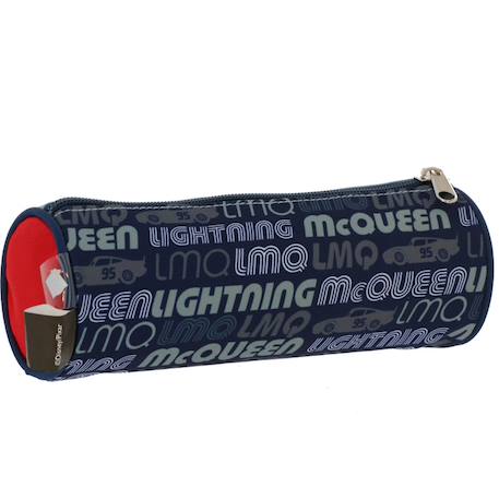 Trousse ronde synthétique cars lightning mcqueen Bleu marine 3 - vertbaudet enfant 