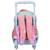 Sac à dos à roulettes maternelle fille - licence disney princess ariel - compact Multicolore 2 - vertbaudet enfant 
